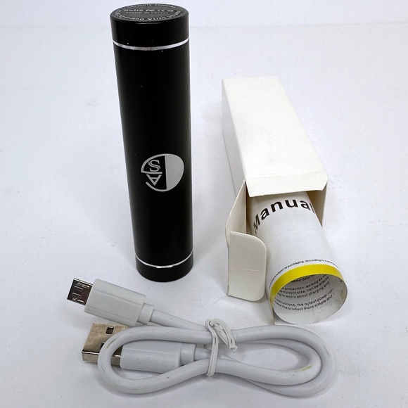 Charge your phone on the go!! AGS Mini 2600 mAh Lipstick-Sized USB Charger - Picture 7 of 11